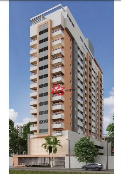 Apartamento novo, com 1 quarto, à venda, 48 m²  1 vaga - Centro - São Vicente/SP