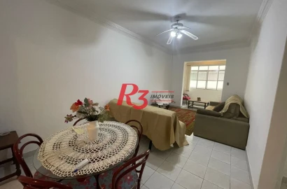 Apartamento com 2 dormitórios à venda, 103 m² por R$ 700.000,00 - Boqueirão - Santos/SP