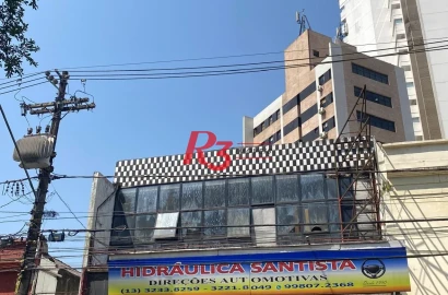 Sala para alugar, 182 m² por R$ 5.470,00/mês - Vila Matias - Santos/SP