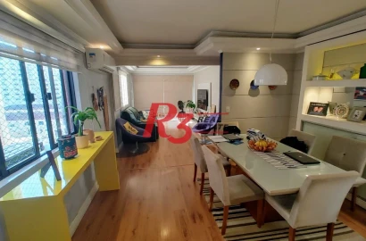 Apartamento com 3 dormitórios à venda, 134 m² por R$ 920.000,00 - Ponta da Praia - Santos/SP