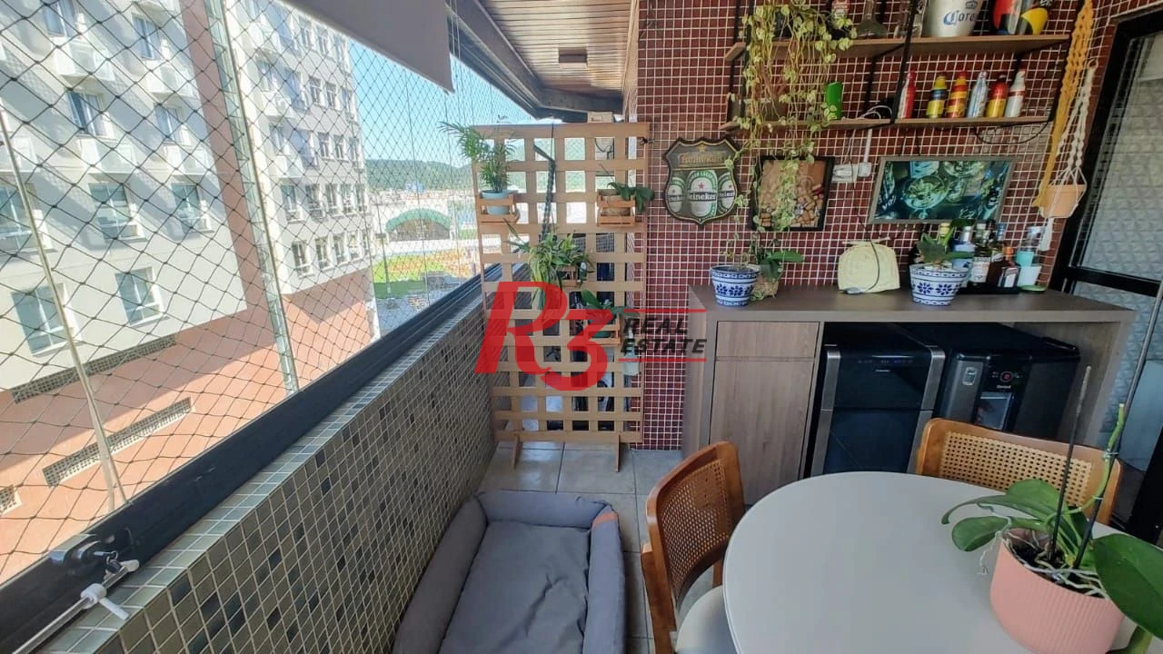 Apartamento com 3 dormitórios à venda, 134 m² por R$ 920.000,00 - Ponta da Praia - Santos/SP