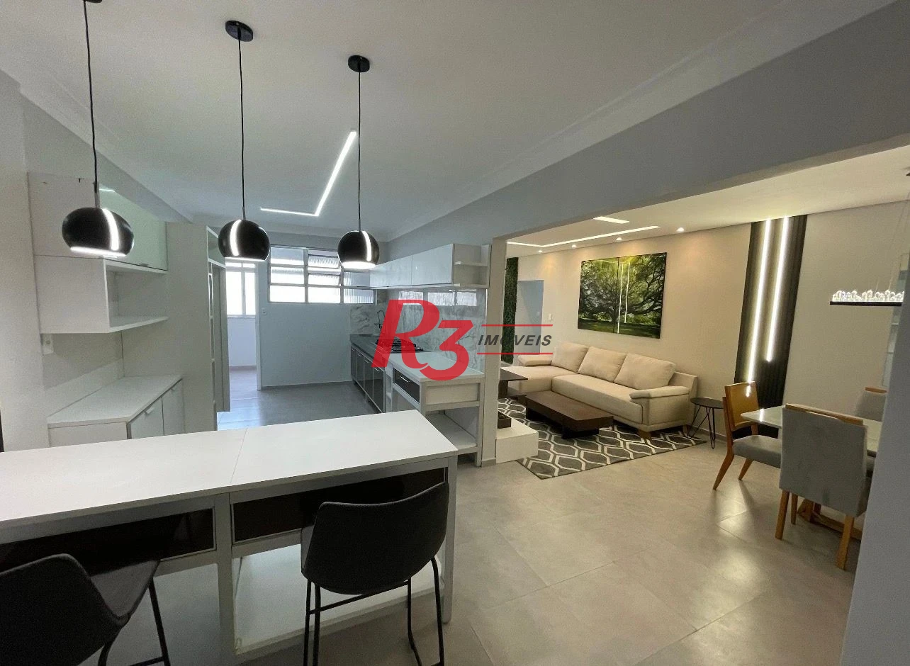 Apartamento, 125 m² - venda por R$ 1.750.000,00 ou aluguel por R$ 8.500,00 - Gonzaga - Santos/SP