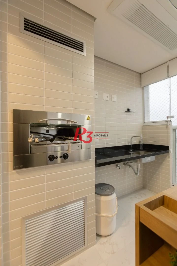 Apartamento com 3 dormitórios para alugar, 99 m² por R$ 12.000,02/mês - Gonzaga - Santos/SP