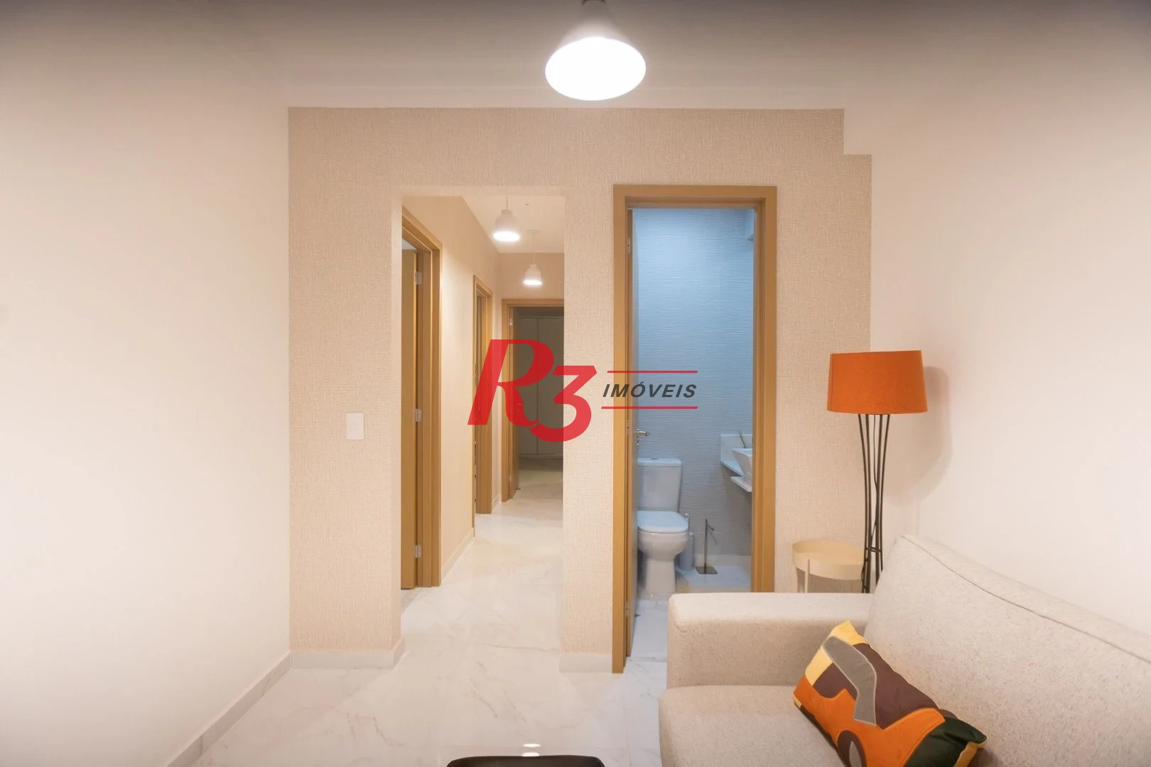 Apartamento com 3 dormitórios para alugar, 99 m² por R$ 12.000,02/mês - Gonzaga - Santos/SP