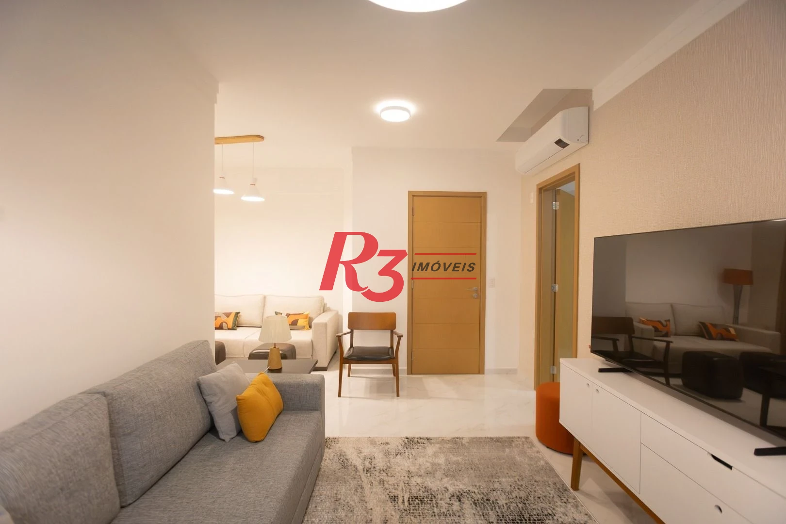 Apartamento com 3 dormitórios para alugar, 99 m² por R$ 12.000,02/mês - Gonzaga - Santos/SP