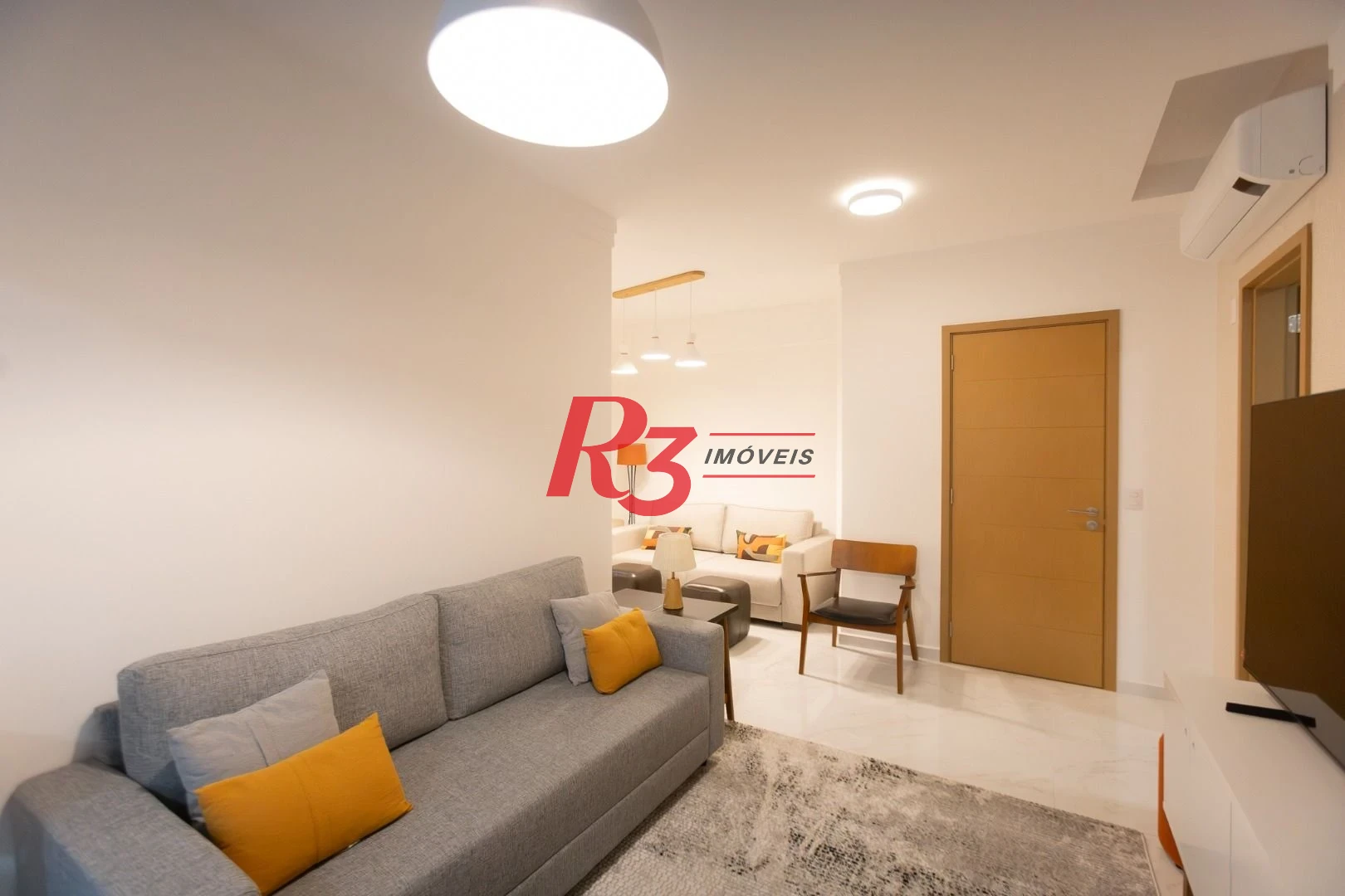 Apartamento com 3 dormitórios para alugar, 99 m² por R$ 12.000,02/mês - Gonzaga - Santos/SP