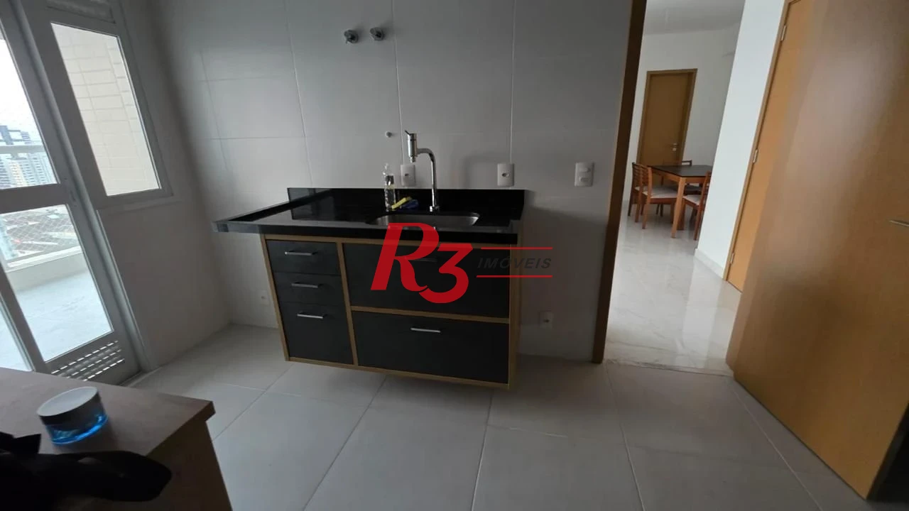 Apartamento com 3 dormitórios para alugar, 99 m² por R$ 12.000,02/mês - Gonzaga - Santos/SP