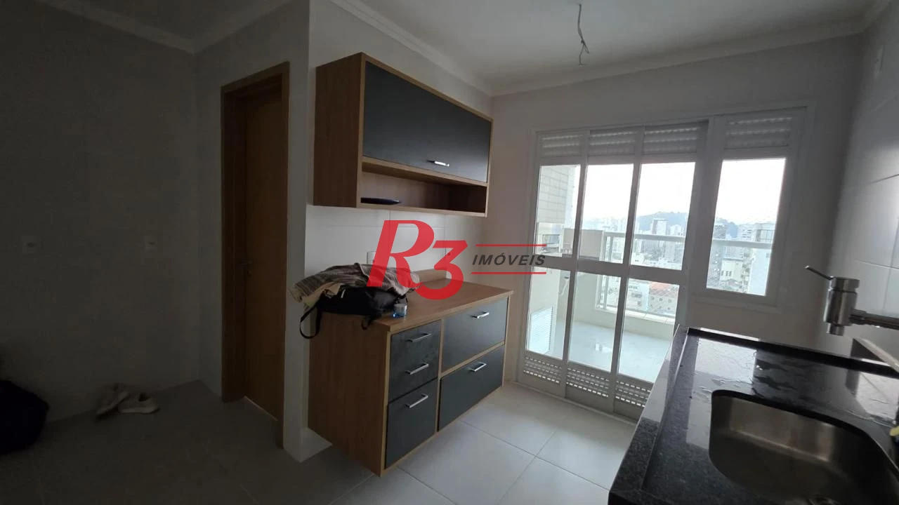 Apartamento com 3 dormitórios para alugar, 99 m² por R$ 12.000,02/mês - Gonzaga - Santos/SP