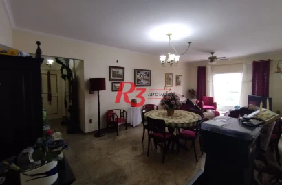 Apartamento com 3 dormitórios à venda, 160 m² por R$ 1.015.000,00 - Ponta da Praia - Santos/SP