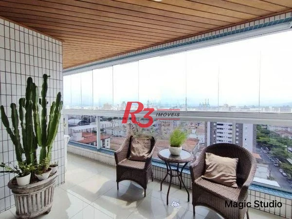 Apartamento à venda, 180 m² por R$ 2.450.000,00 - Aparecida - Santos/SP