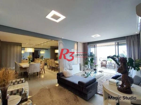 Apartamento à venda, 180 m² por R$ 2.450.000,00 - Aparecida - Santos/SP