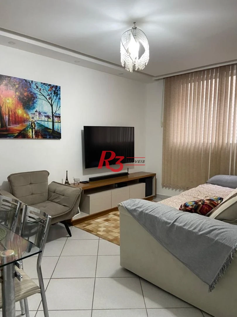 Apartamento com 1 dormitório à venda, 55 m² por R$ 320.000,00 - Macuco - Santos/SP
