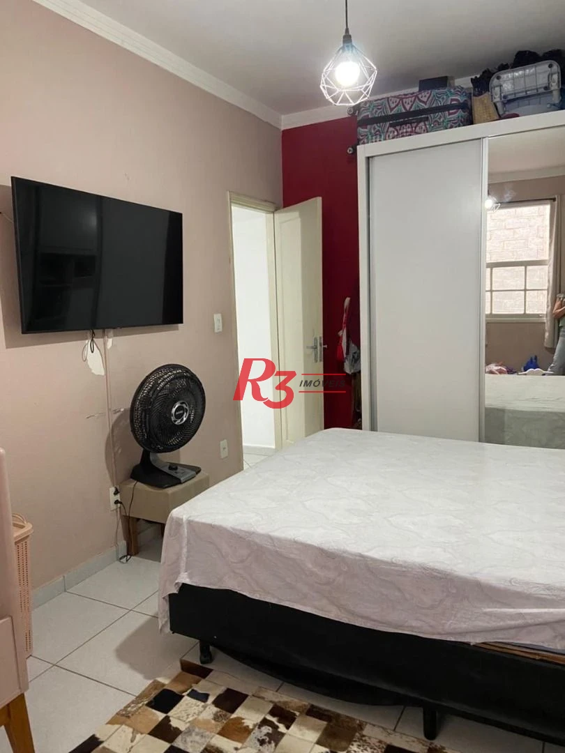 Apartamento com 1 dormitório à venda, 55 m² por R$ 320.000,00 - Macuco - Santos/SP