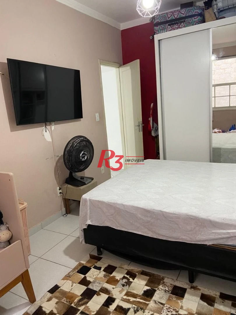 Apartamento com 1 dormitório à venda, 55 m² por R$ 320.000,00 - Macuco - Santos/SP