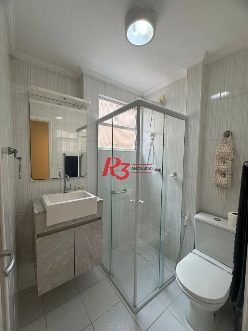 Apartamento com 1 dormitório à venda, 44 m² por R$ 360.000,00 - Gonzaga - Santos/SP