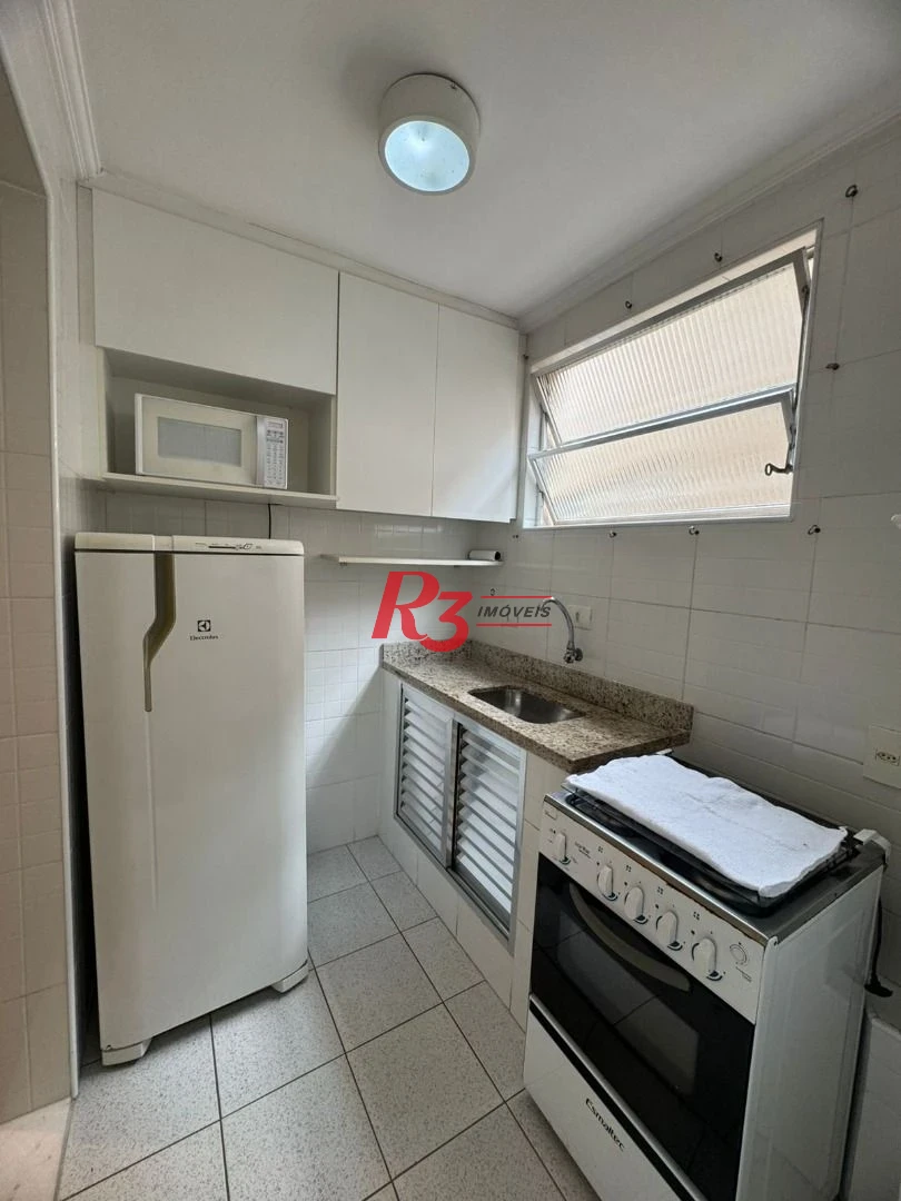 Apartamento com 1 dormitório à venda, 44 m² por R$ 360.000,00 - Gonzaga - Santos/SP