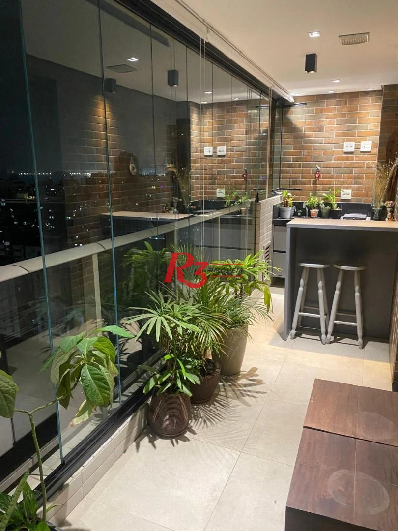 Apartamento à venda, 88 m² por R$ 1.700.000,00 - Aparecida - Santos/SP