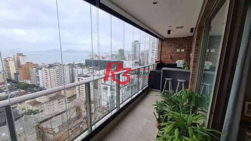 Apartamento com 2 dormitórios à venda, 88 m² por R$ 1.590.000,00 - Aparecida - Santos/SP