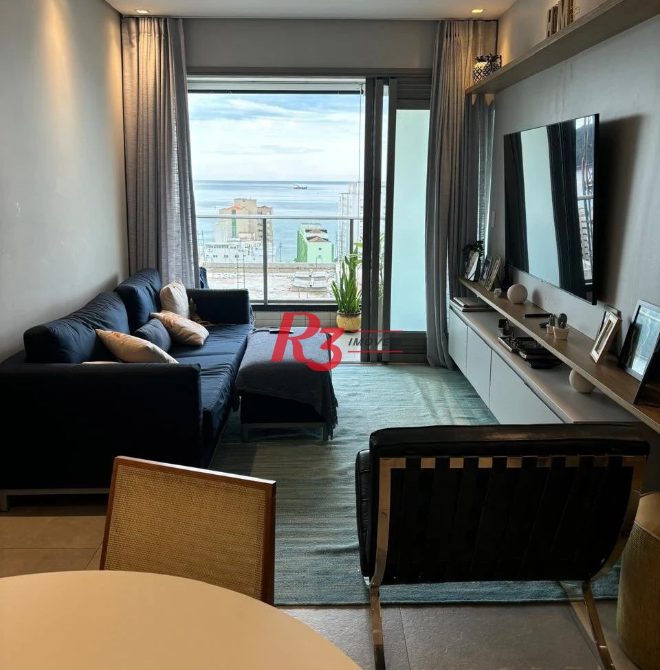 Apartamento com 2 dormitórios à venda, 88 m² por R$ 1.590.000,00 - Aparecida - Santos/SP