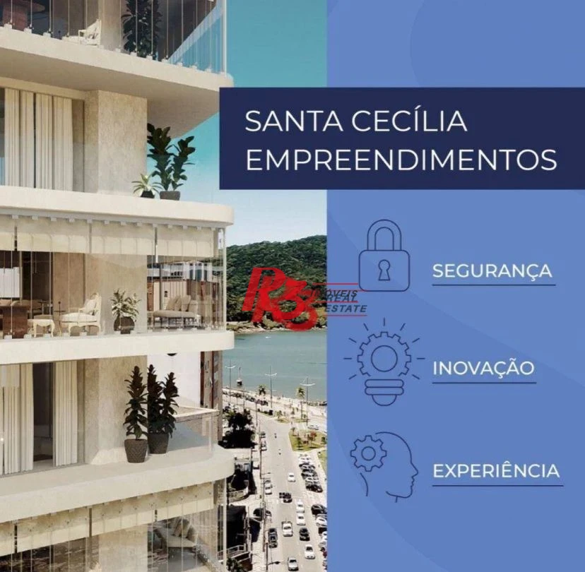 Apartamento à venda, 501 m² por R$ 11.900.000,00 - Ponta da Praia - Santos/SP