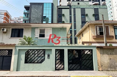 Casa com 3 quartos à venda, 180 m² por R$ 1.730.000 - Ponta da Praia - Santos/SP