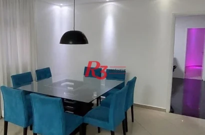 Apartamento com 3 dormitórios, 120 m² - venda por R$ 750.000,00 ou aluguel por R$ 8.700,00/mês - Barra Funda - Guarujá/SP