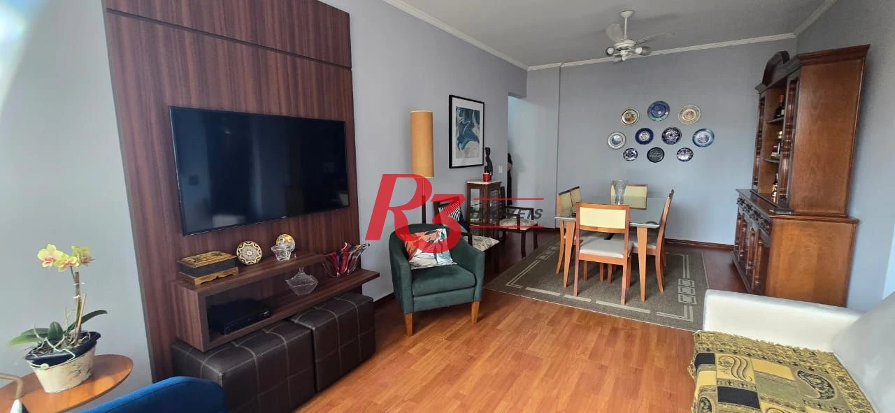 Apartamento com 2 dormitórios à venda, 97 m² por R$ 700.000,00 - Gonzaga - Santos/SP