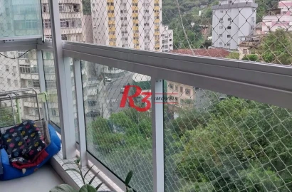 Apartamento à venda, 77 m² por R$ 750.000,00 - José Menino - Santos/SP