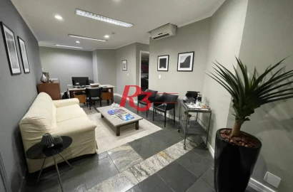 Sala à venda, 117 m² por R$ 330.000 - Centro - Santos/SP