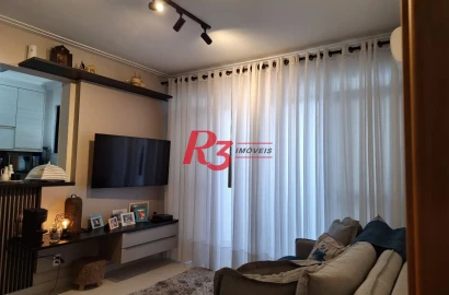 Apartamento à venda, 54 m² por R$ 340.000,00 - Itararé - São Vicente/SP