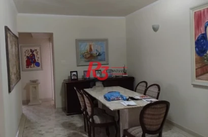 Apartamento com 3 dormitórios à venda, 150 m² por R$ 1.290.000,00 - Pompéia - Santos/SP