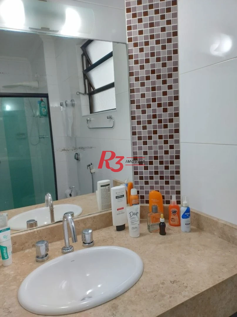 Apartamento com 3 dormitórios à venda, 150 m² por R$ 1.290.000,00 - Pompéia - Santos/SP