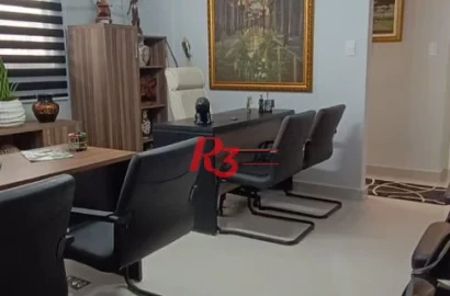 Sala, 62 m² - venda por R$ 375.000,00 ou aluguel por R$ 4.002,00 - Ponta da Praia - Santos/SP