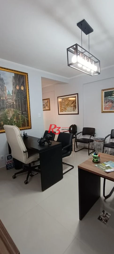 Sala, 62 m² - venda por R$ 375.000,00 ou aluguel por R$ 4.002,00 - Ponta da Praia - Santos/SP