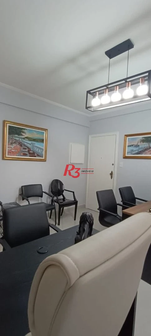Sala, 62 m² - venda por R$ 375.000,00 ou aluguel por R$ 4.002,00 - Ponta da Praia - Santos/SP