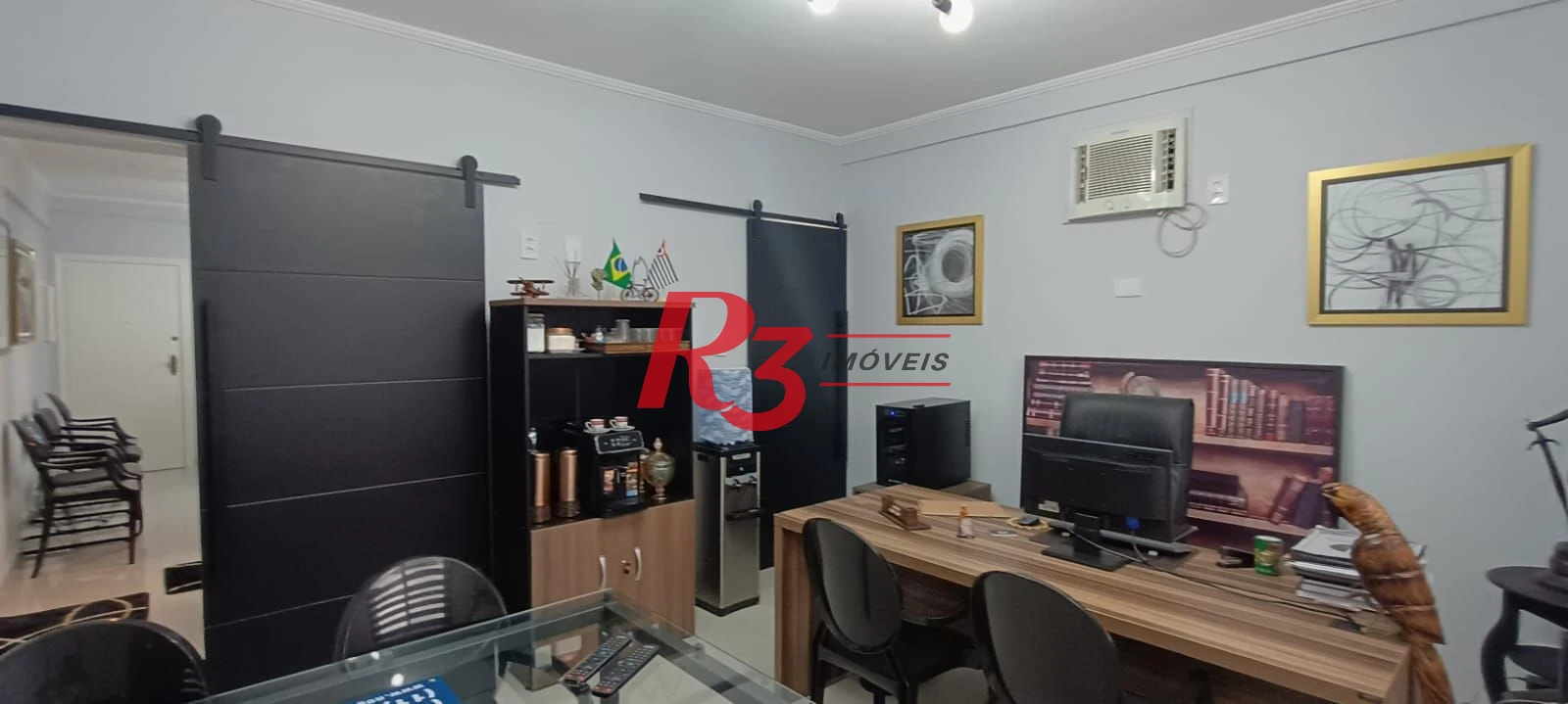 Sala, 62 m² - venda por R$ 375.000,00 ou aluguel por R$ 4.002,00 - Ponta da Praia - Santos/SP