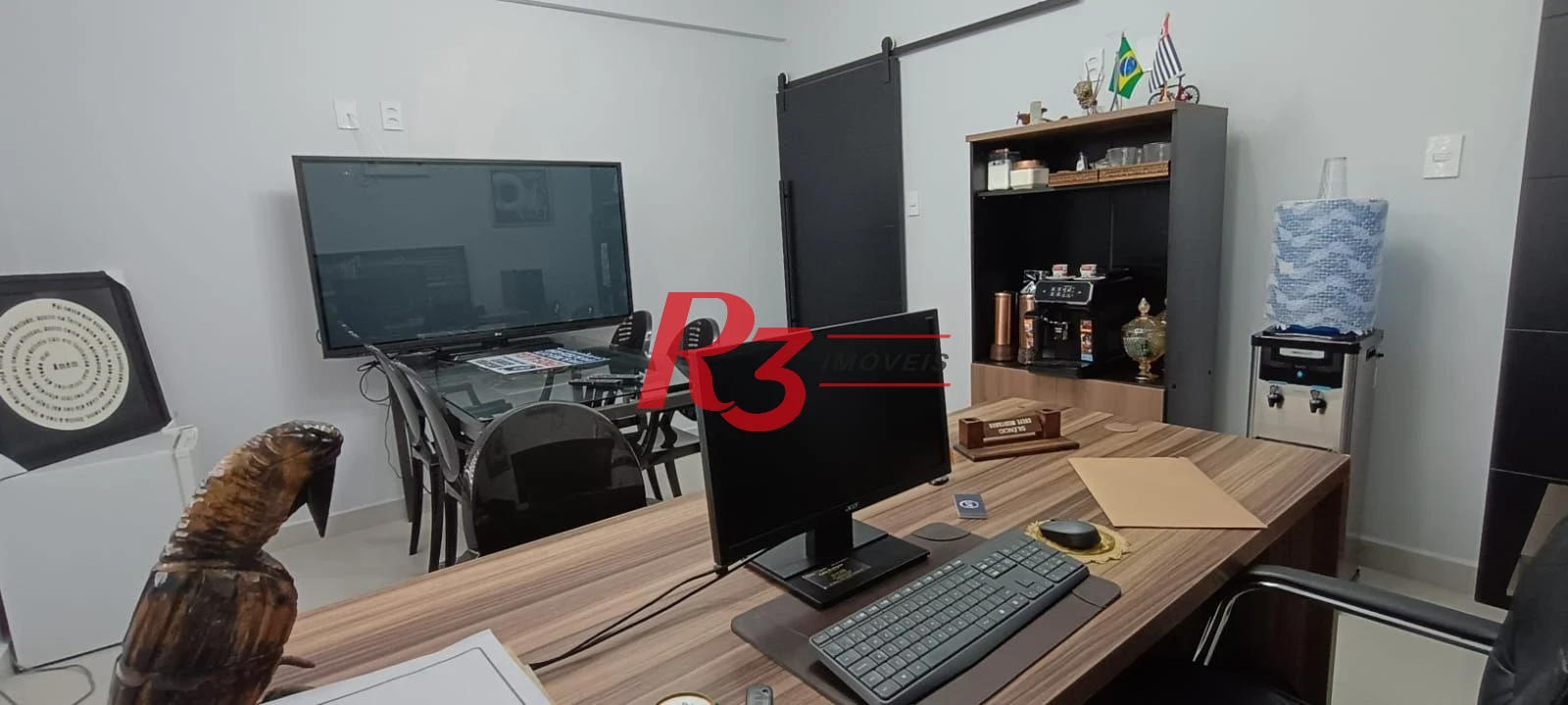 Sala, 62 m² - venda por R$ 375.000,00 ou aluguel por R$ 4.002,00 - Ponta da Praia - Santos/SP