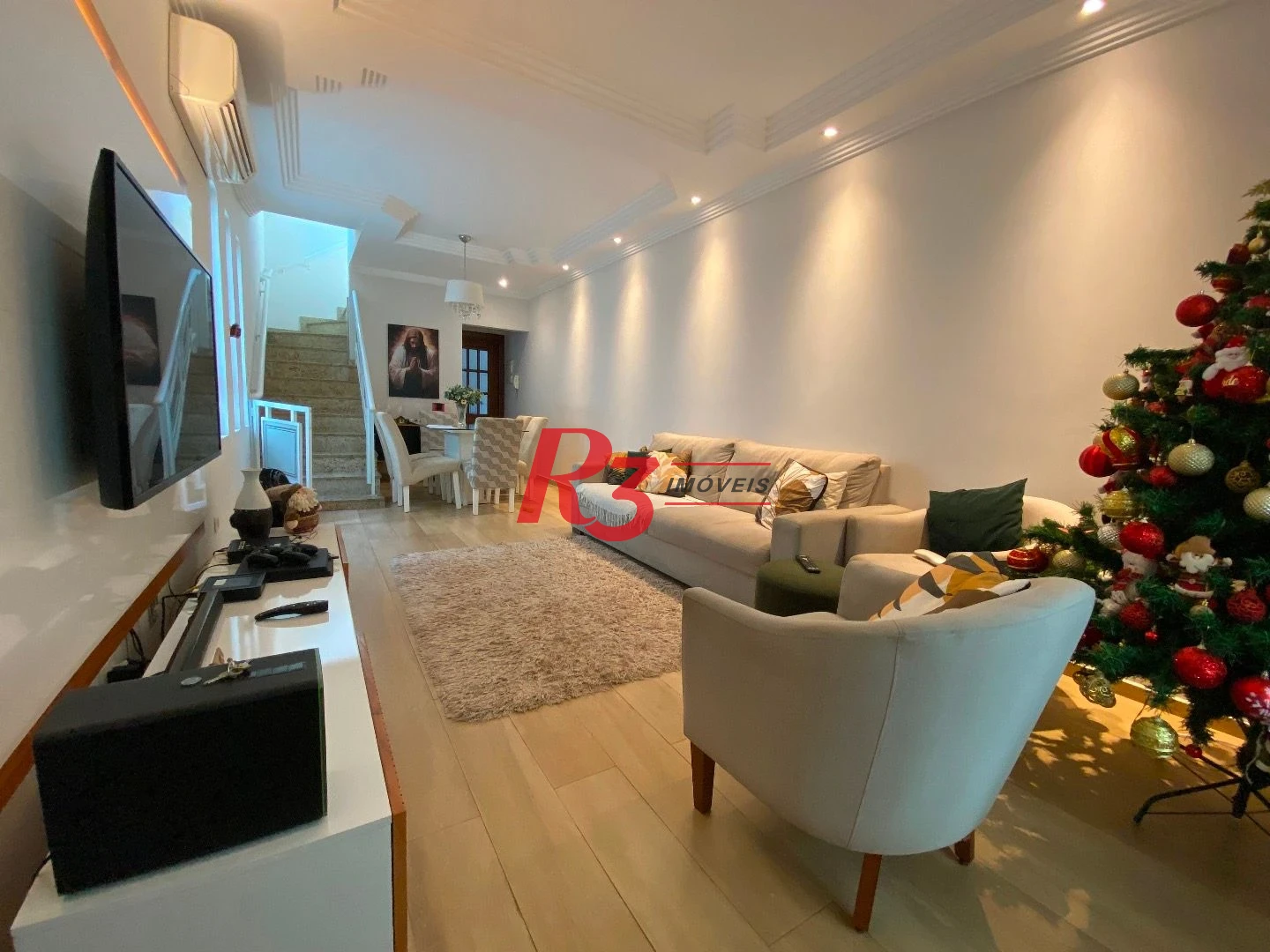 Casa com 3 dormitórios à venda, 106 m² por R$ 990.000,00 - Campo Grande - Santos/SP