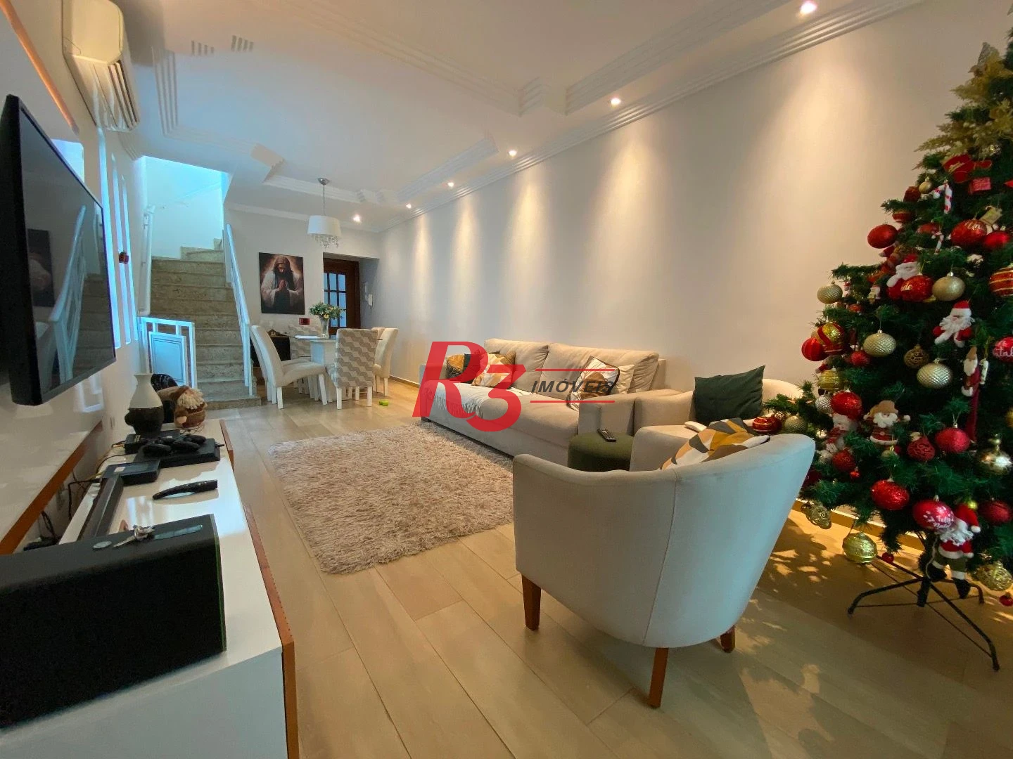 Casa com 3 dormitórios à venda, 106 m² por R$ 990.000,00 - Campo Grande - Santos/SP