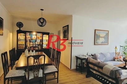 Apartamento à venda, 92 m² por R$ 650.000,00 - Campo Grande - Santos/SP