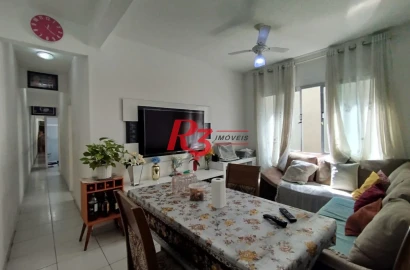 Apartamento à venda, 68 m² por R$ 425.000,00 - Macuco - Santos/SP