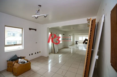 Sala para alugar, 113 m² por R$ 4.500/pacote mensal - Vila Mathias - Santos/SP