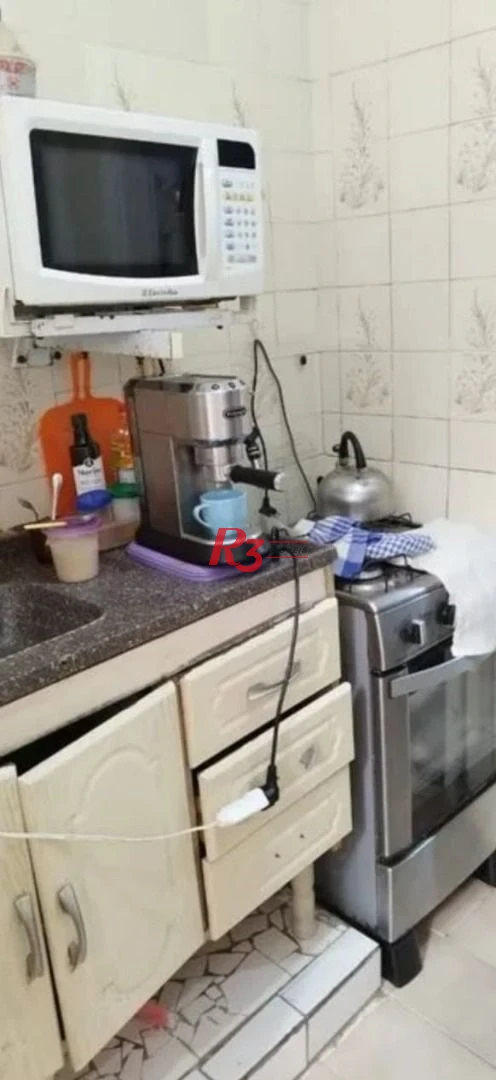 Kitnet à venda, 24 m² por R$ 260.000,00 - Pompéia - Santos/SP