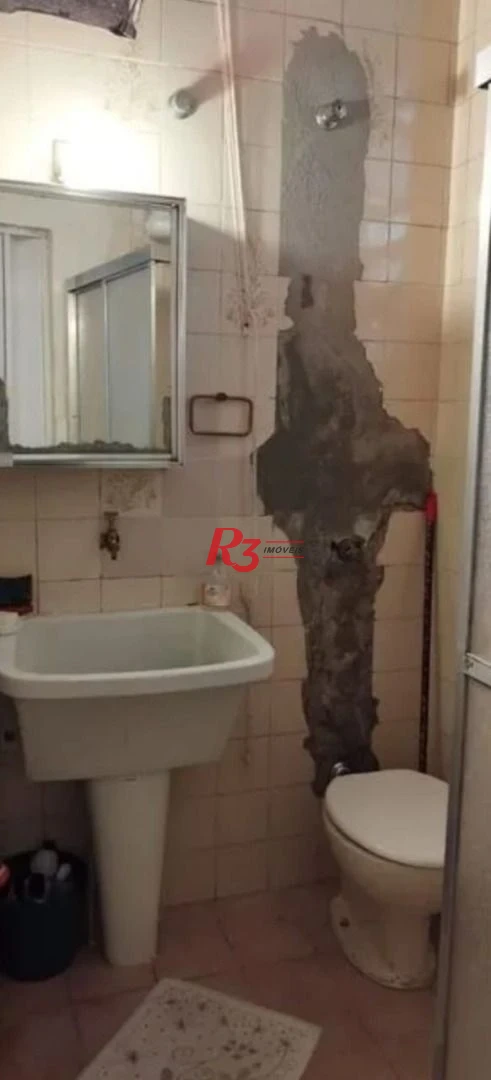 Kitnet à venda, 24 m² por R$ 260.000,00 - Pompéia - Santos/SP