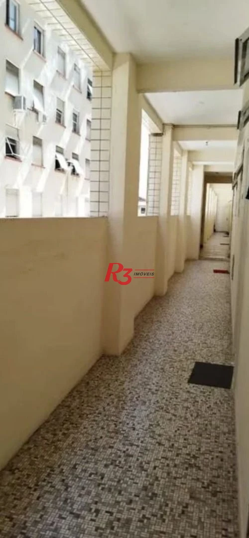 Kitnet à venda, 24 m² por R$ 260.000,00 - Pompéia - Santos/SP