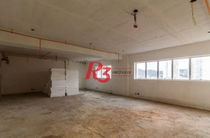 Sala para alugar, 105 m² por R$ 8.975/mês - Vila Matias - Santos/SP