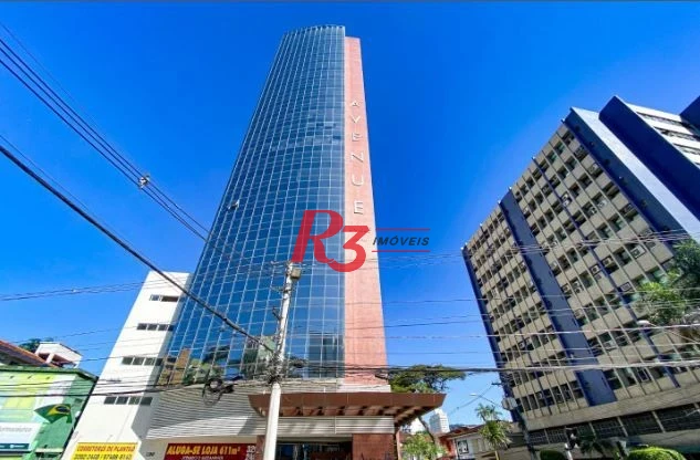 Sala para alugar, 105 m² por R$ 8.975/mês - Vila Matias - Santos/SP