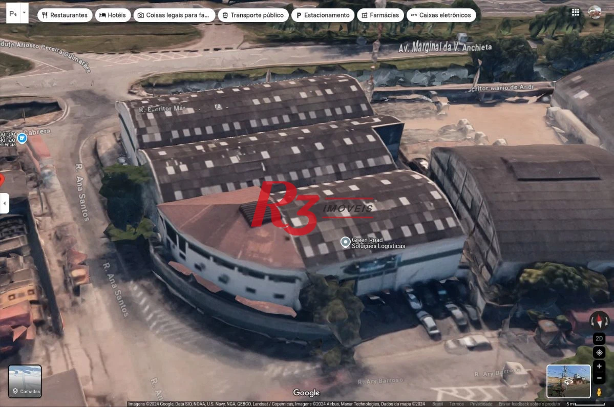 Galpão à venda, 2123 m² por R$ 13.700.000,00 - Chico de Paula - Santos/SP