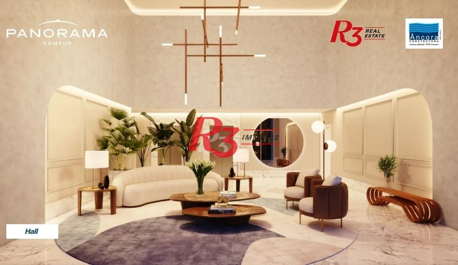 Apartamento com 3 dormitórios à venda, 89 m² por R$ 1.116.000,00 - Encruzilhada - Santos/SP