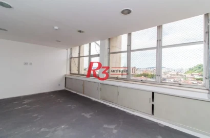 Sala para alugar, 189 m² por R$ 7.000,00/mês - Centro - Santos/SP